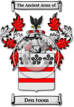 Den toom Family Crest Download (jpg) Legacy Series - 150 DPI